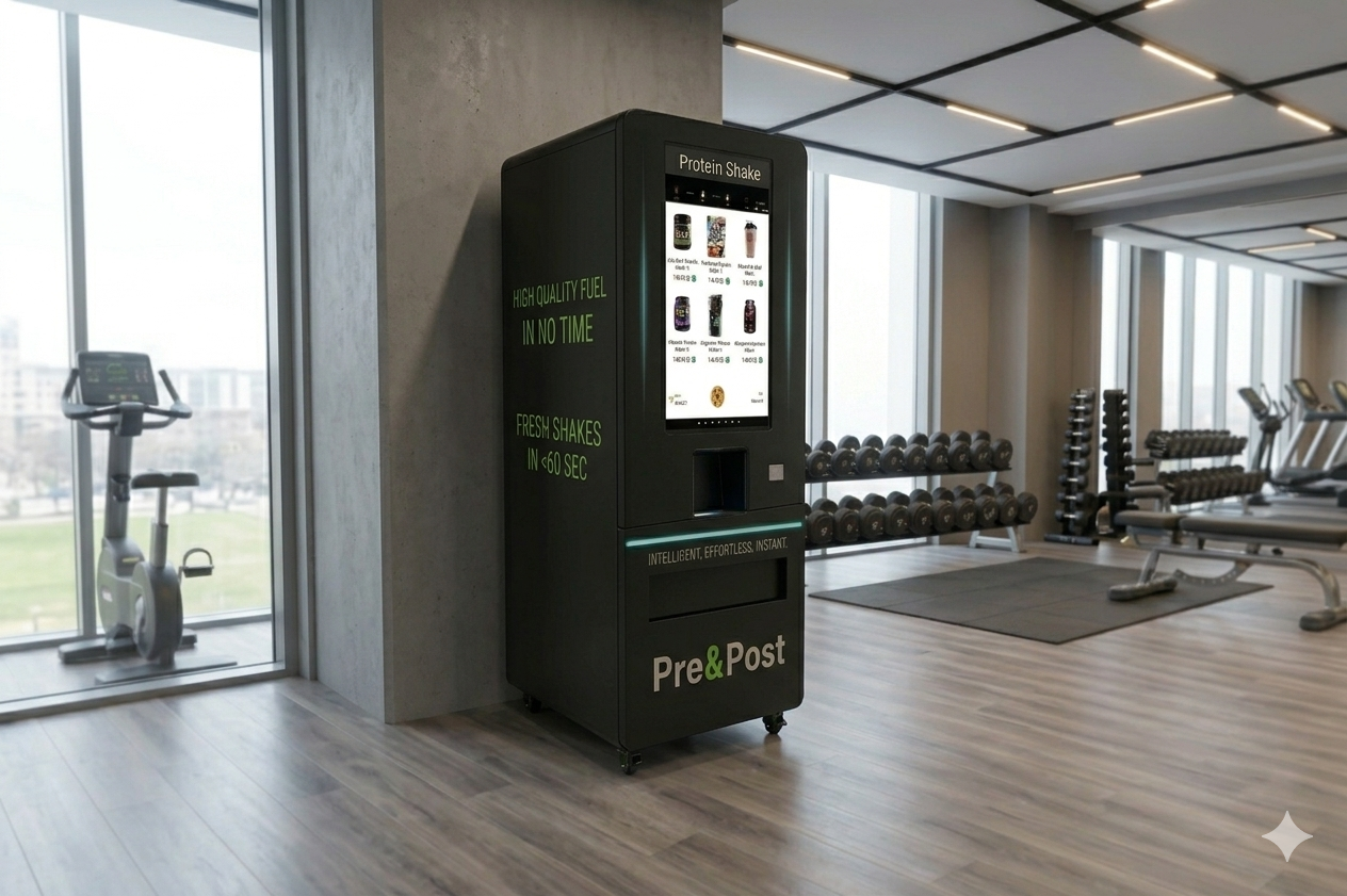 Pre&Post Smart Supplement Machine in gym